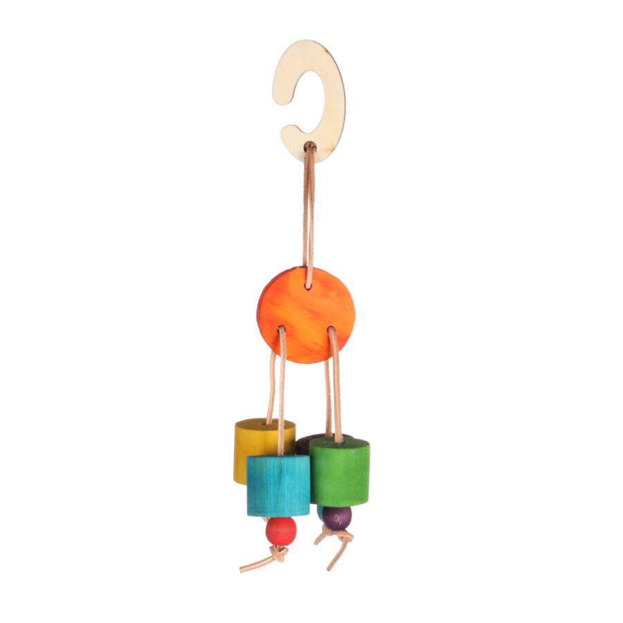 Flamingo Yalu Mezcla Juguete Colgante para roedores, , large Imagen numero 1