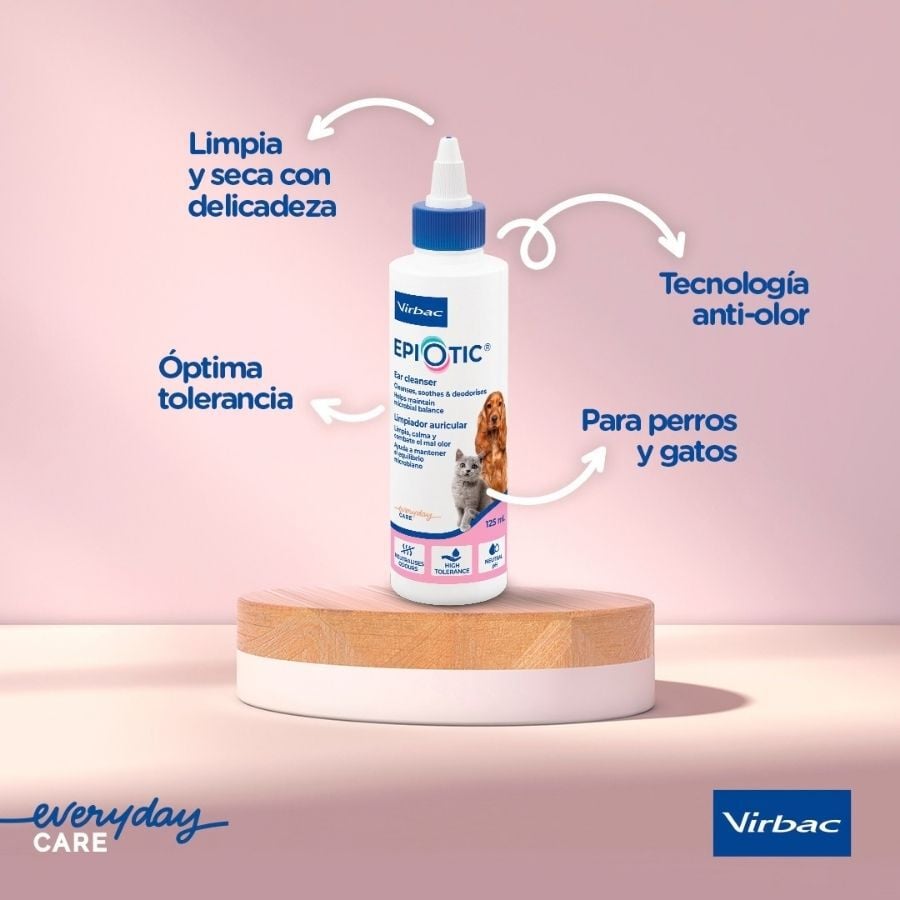 Virbac EpiOtic Limpiador de O&iacute;dos para perros y gatos, , large indicador imagen numero 3
