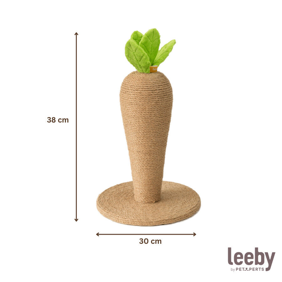 Leeby Carlos zanahoria rascador de yute para gatos, , large indicador imagen numero 5