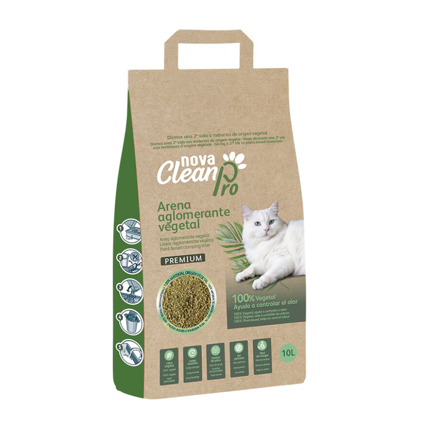 Nova Clean Pro Arena Vegetal para gatos, , large indicador imagen numero 1