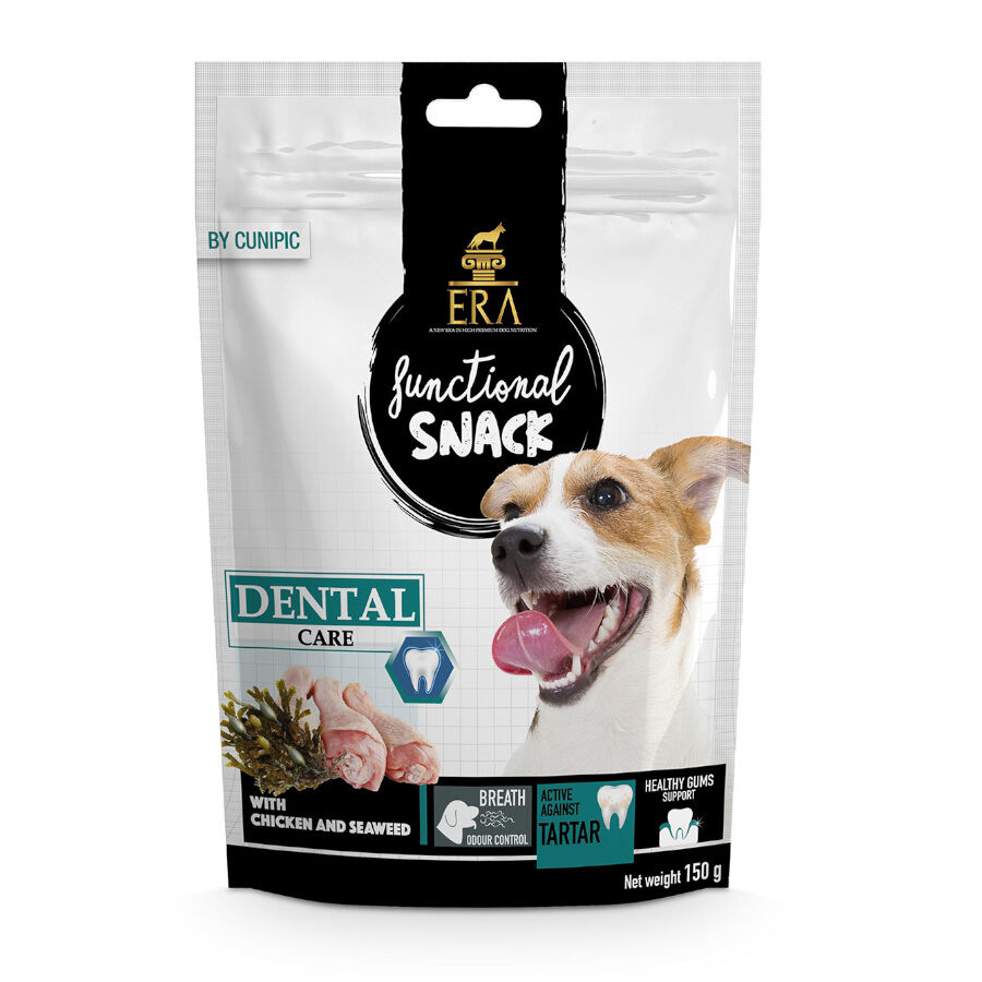150 g ERA Functional Snacks Dentales Pollo y Algas para perros, , large indicador imagen numero 1