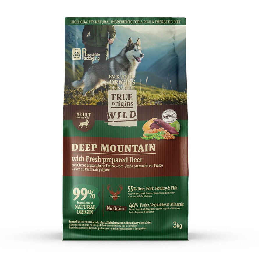 True Origins Wild Deep Mountain Ciervo Pienso para perros, , large indicador imagen numero 1