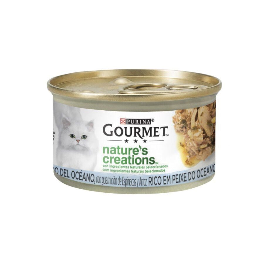 Gourmet Nature&rsquo;s Creations de Pescado del Oc&eacute;ano lata para gatos