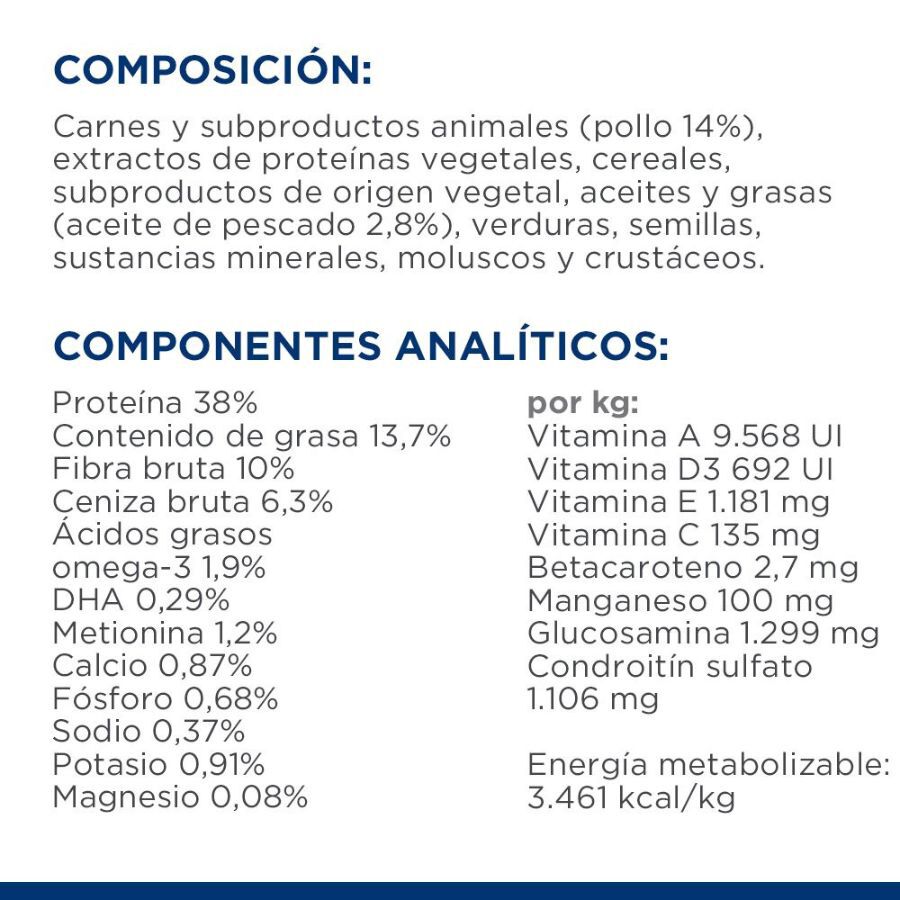 8 kg Hill's Prescription Diet Metabolic + Mobility Pollo Pienso para gatos, , large indicador imagen numero 6