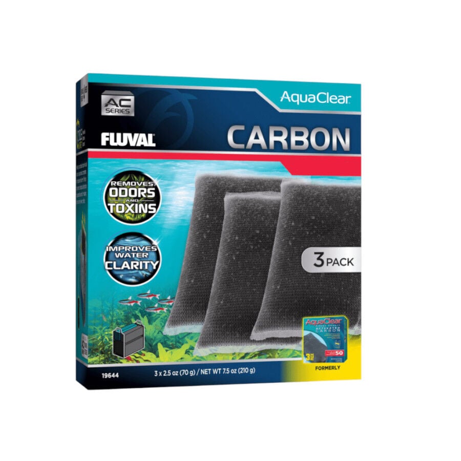 Fluval AquaClear AC Carb&oacute;n Activo para filtro de acuarios