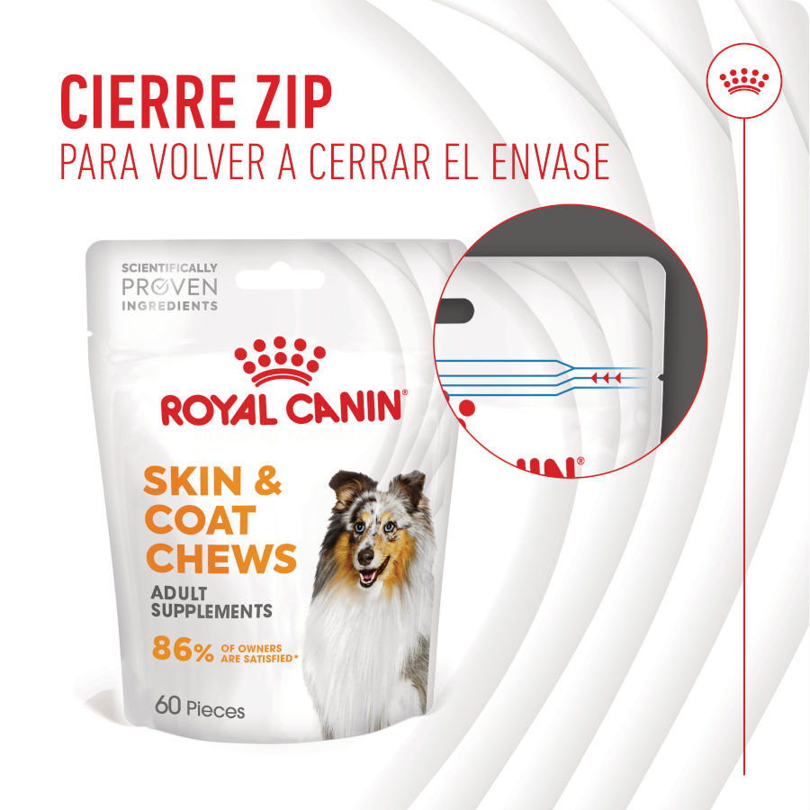240 g Royal Canin Skin & Coat Chews Adult Suplemento nutricional para perros, , large Imagen numero 3