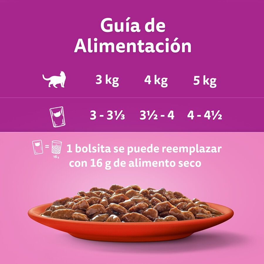 48 sobres x 85 g Whiskas Selecci&oacute;n Cl&aacute;sicos Sobre en Salsa para gatos, , large indicador imagen numero 4