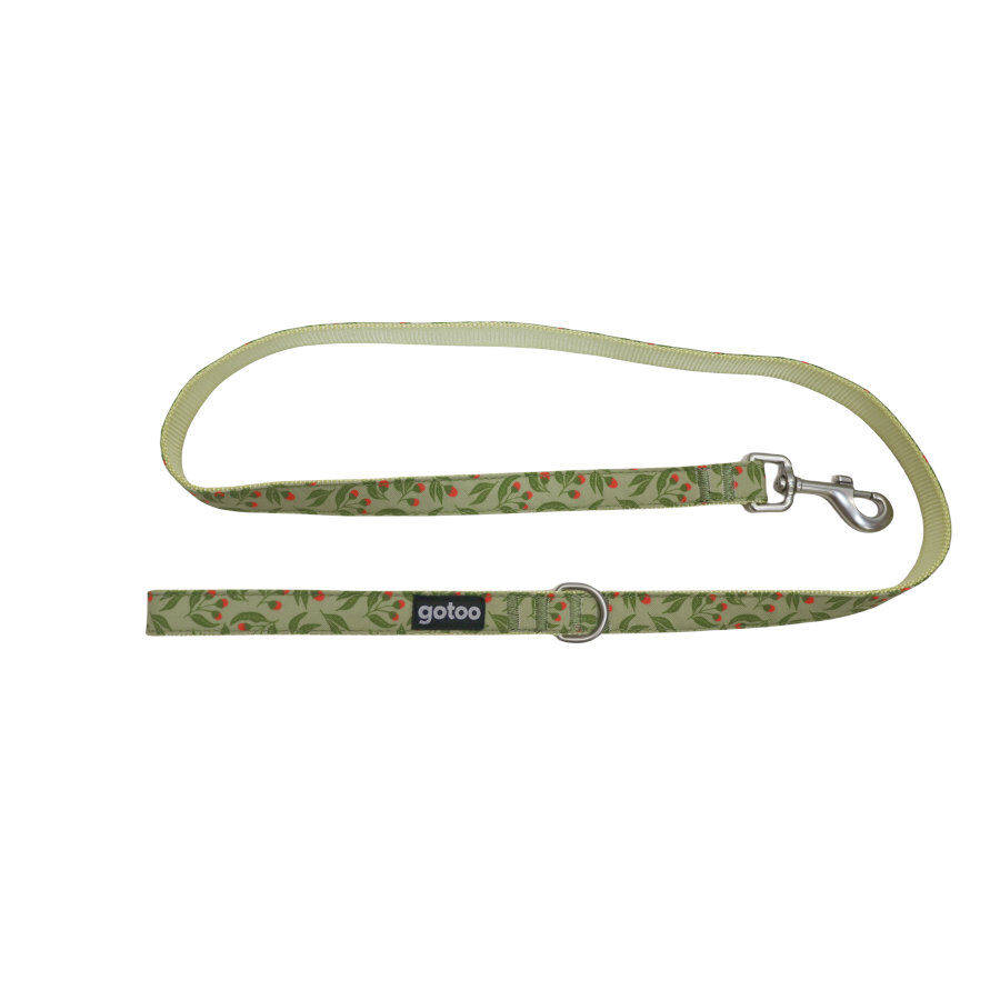 Gotoo Correa estampada floral para perros, , large indicador imagen numero 1