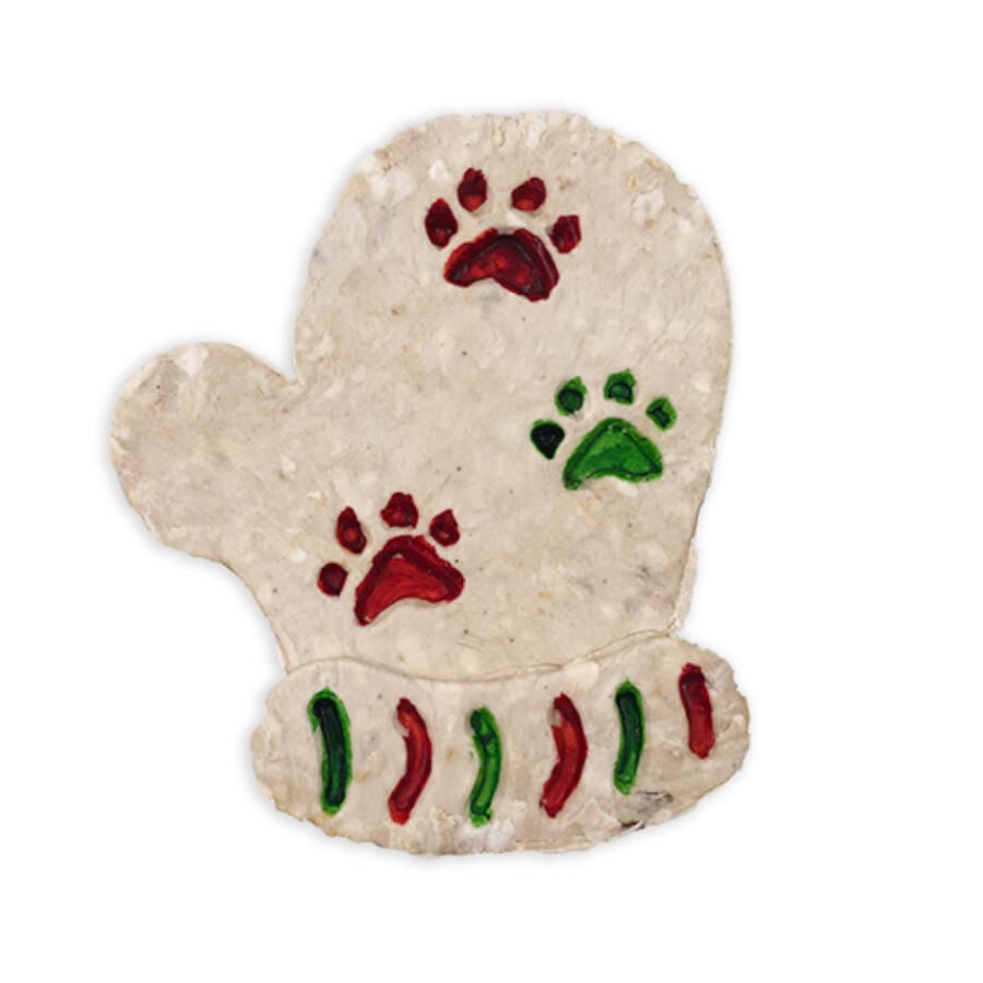 1 ud. Guau Christmas Golosina de Cuero en forma de Manopla para perros, , large Imagen numero 1