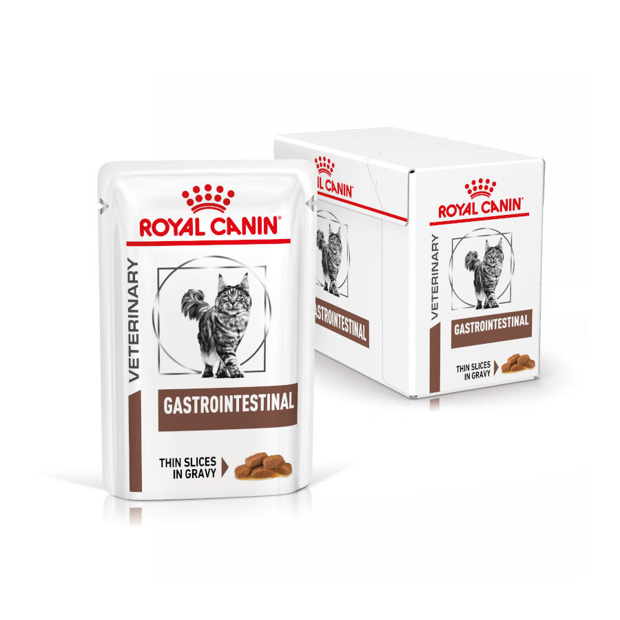 12 sobres x 85 g Royal Canin Veterinary Gastrointestinal sobre en salsa para gatos, , large Imagen numero 2