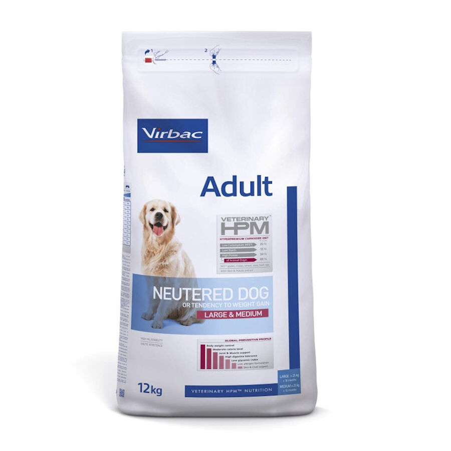 Virbac Adult Neutered Large Medium HPM Pienso para perros