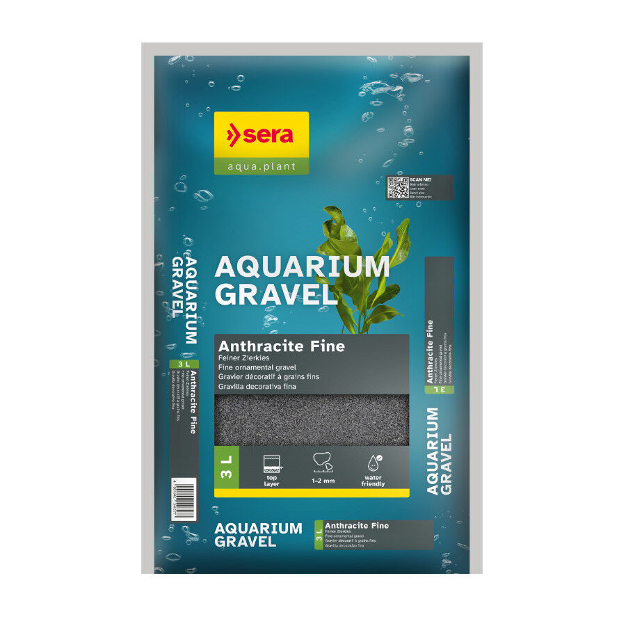 Sera Anthracite Grava Negra para acuarios, , large Imagen numero 1