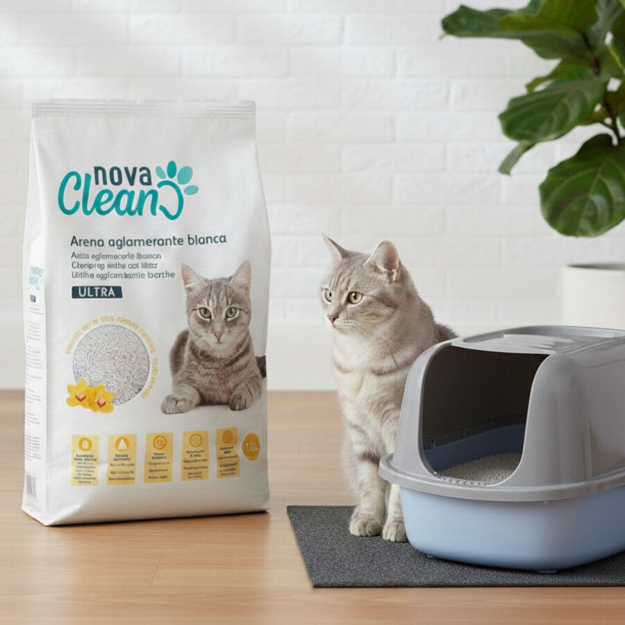 Nova Clean Ultra Arena Aglomerante de Talco para gatos, , large indicador imagen numero 2