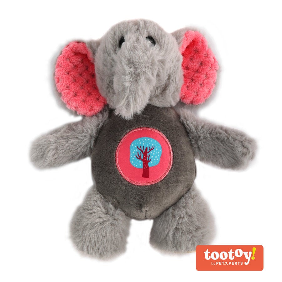 Tootoy! Noisy Elephant Cuddler peluche para perros, , large indicador imagen numero 1