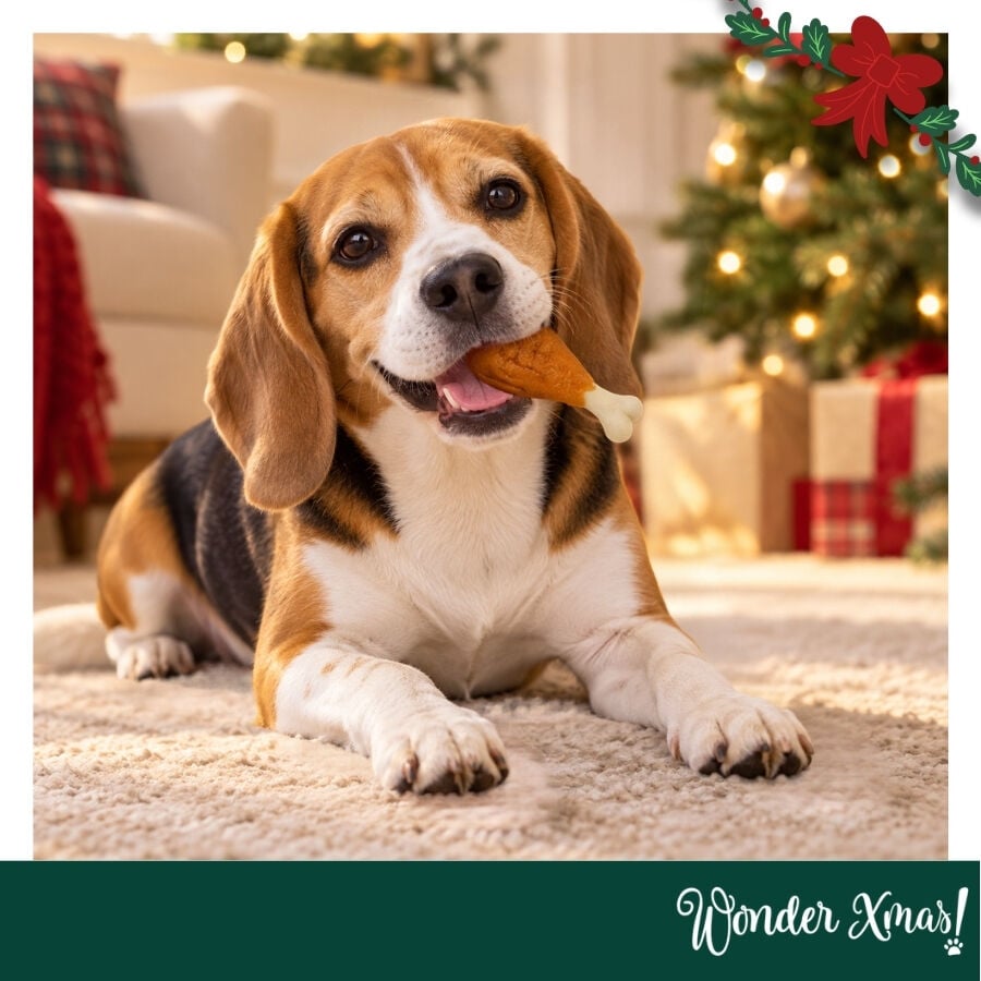 1 pack x 6 uds. Wonder Christmas Muslo de Pollo Snacks para perros, , large indicador imagen numero 2