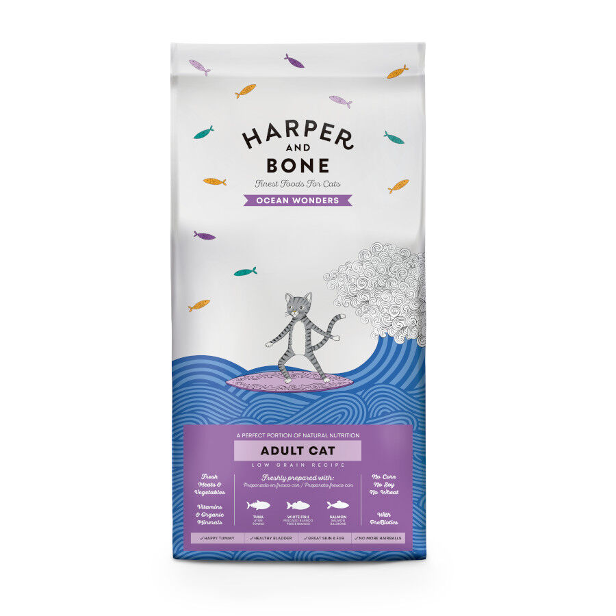 Harper & Bone Ocean Wonders Pienso Pescado para gatos