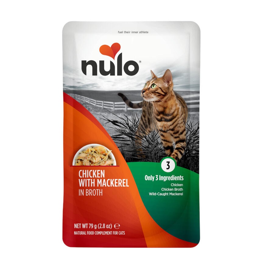 79 g Nulo Pollo con Caballa Sobres para gatos, , large Imagen numero 1