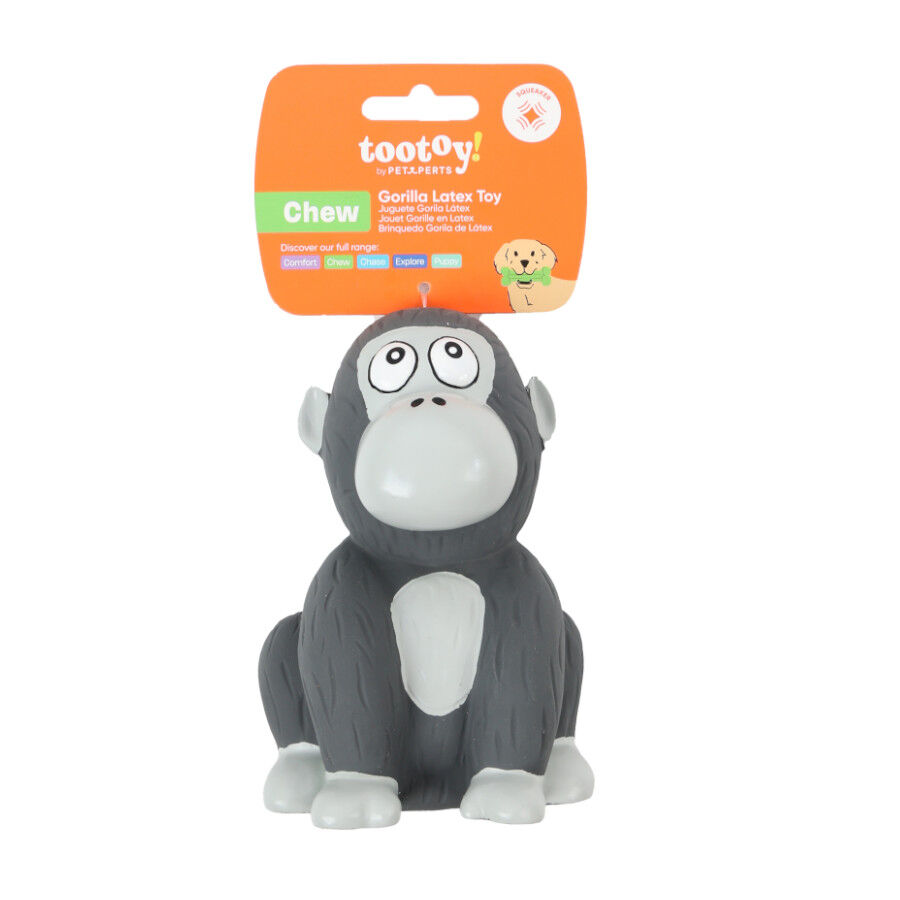 Tootoy! Gorila Mordedor con Sonido para perros, , large indicador imagen numero 7