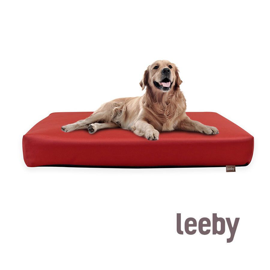 Leeby Coj&iacute;n Waterproof Anti Pelos Rojo para perros
