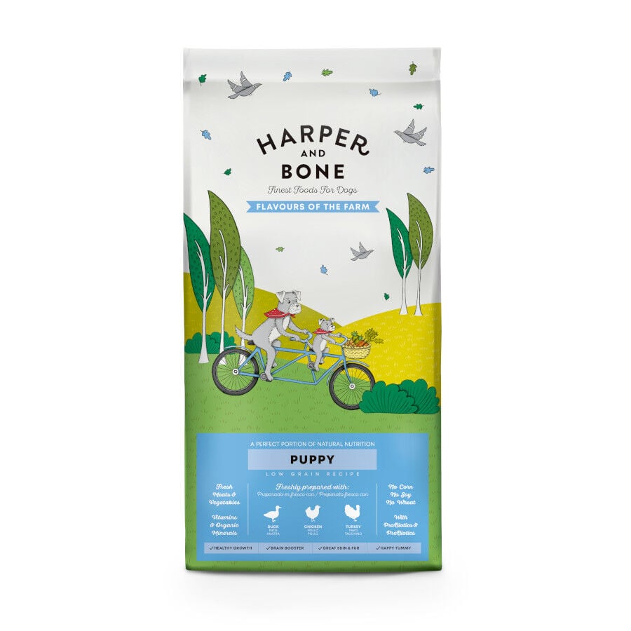 Harper & Bone Flavours Farm Pienso Sabores de Granja Puppy para perros