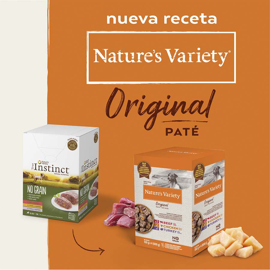 4 sobres x 150 g Nature's Variety Adult Mini Pat&eacute; sobre para perros, , large indicador imagen numero 4