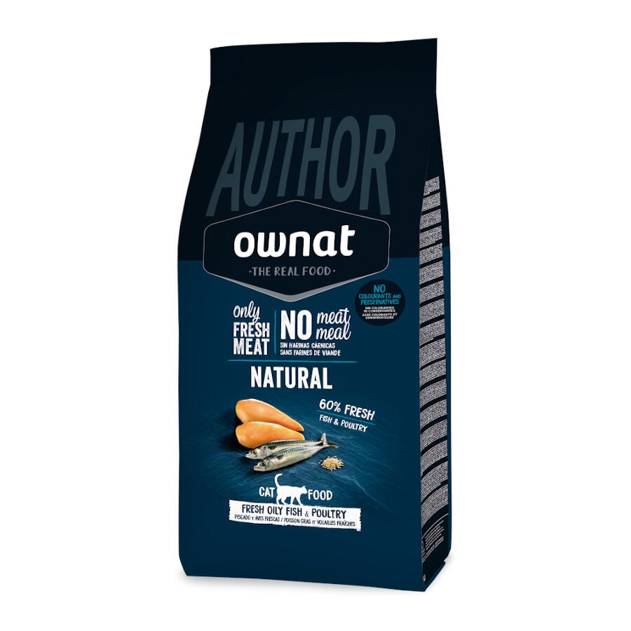 3 kg Ownat Author Pescado Fresco y Aves de Corral pienso para gatos , , large Imagen numero 1