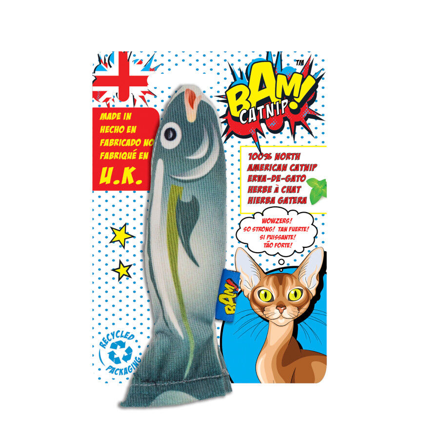 BAM! Peluche Pez con Catnip para gatos, , large Imagen numero 4