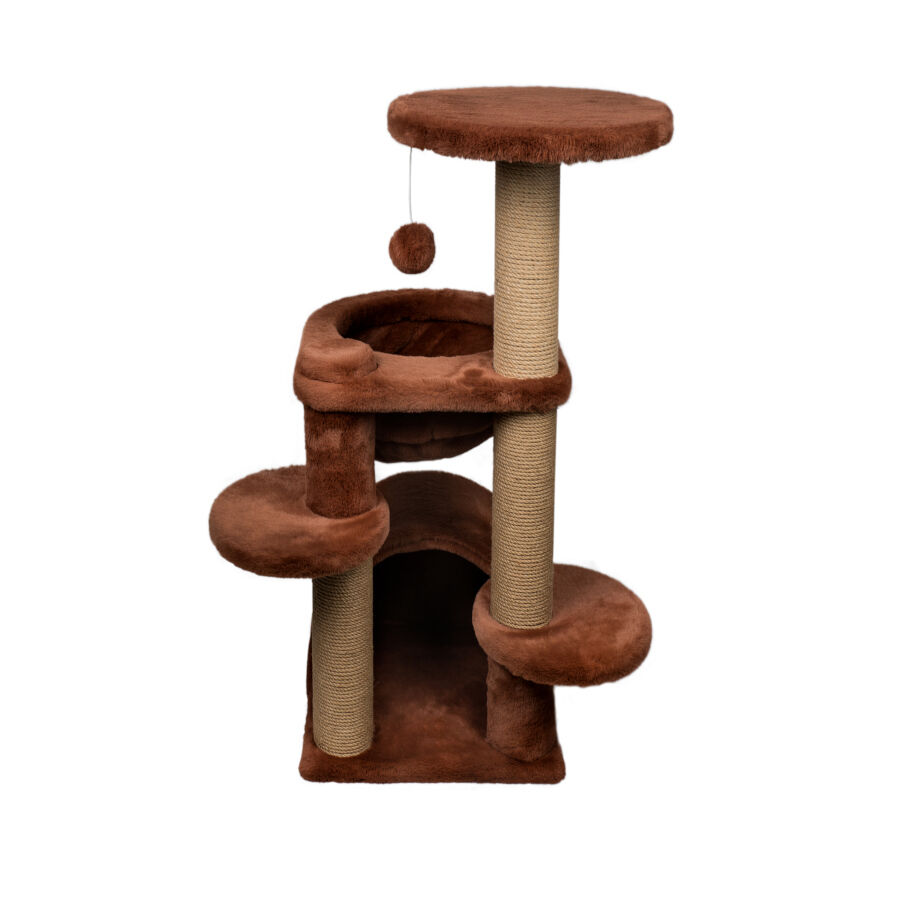 Catshion Amber &Aacute;rbol Rascador con Cueva Canela para gatos, , large indicador imagen numero 3
