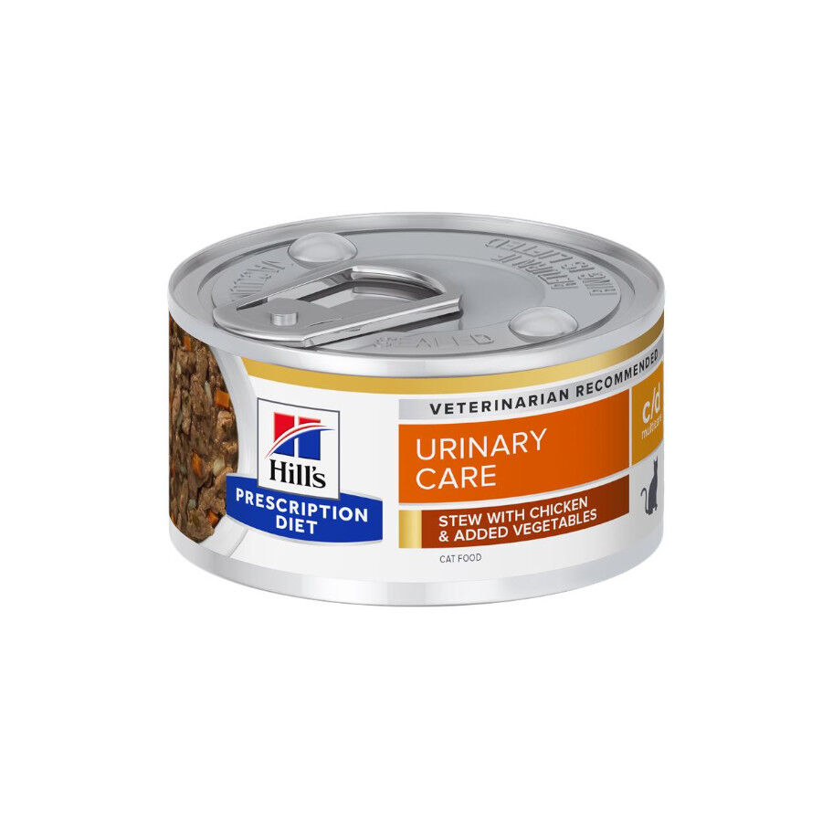 82 g Hill&rsquo;s Prescription Diet c/d Urinary Care Pollo lata para gatos, , large Imagen numero 1