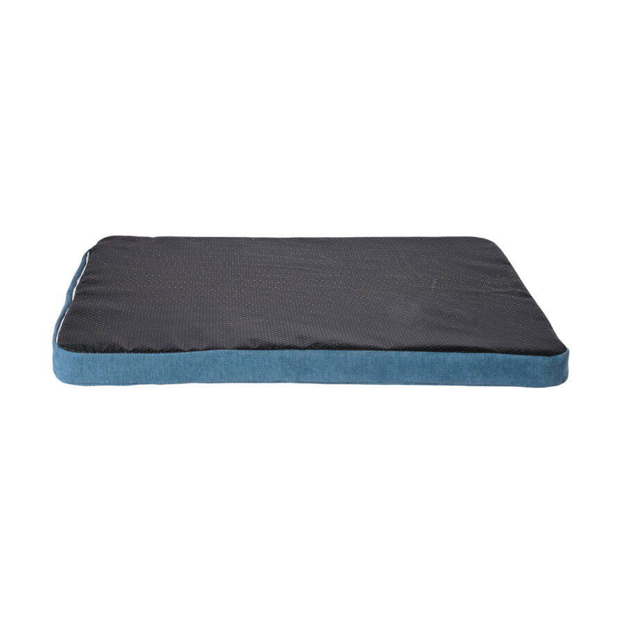 Leeby sof&aacute; de madera con colch&oacute;n azul para perros, , large Imagen numero 7