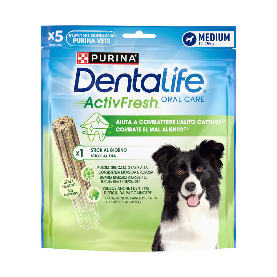 5 barritas Dentalife Snacks Dentales Medium ActivFresh para perros, , large indicador imagen numero 1