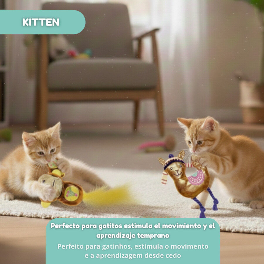 Tootoy! Peluches con Catnip Monkey & Alpaca para gatitos, , large indicador imagen numero 7