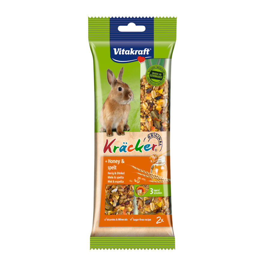 2 barritas Vitakraft Kr&auml;cker Barritas de Miel para conejos, , large Imagen numero 1
