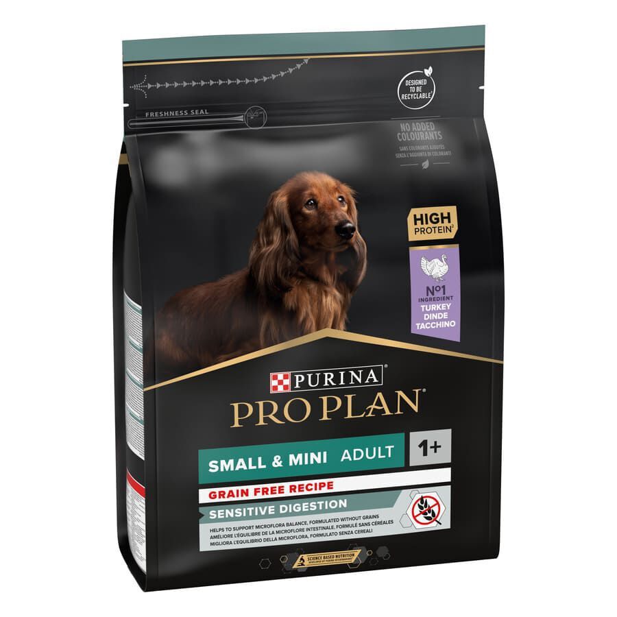2.5 kg Pro Plan Adult Small y Mini Digesti&oacute;n Pavo pienso para perros, , large indicador imagen numero 1