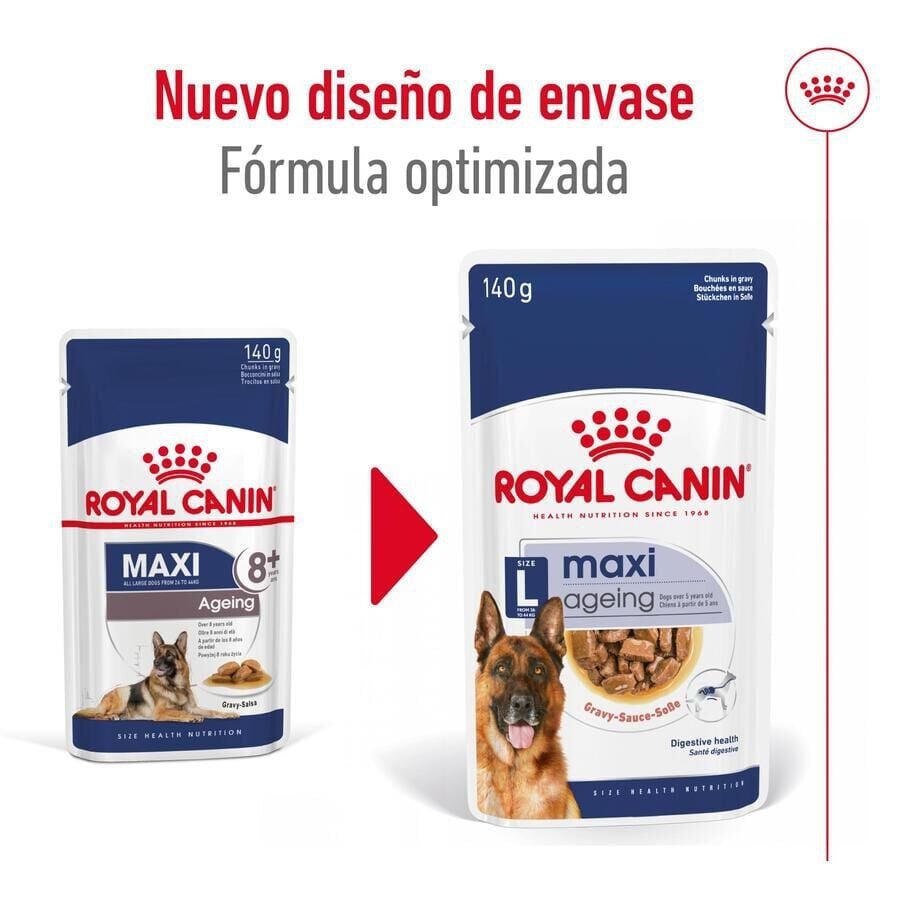 140 g Royal Canin Maxi Ageing sobre en salsa para perros&nbsp;senior, , large Imagen numero 2