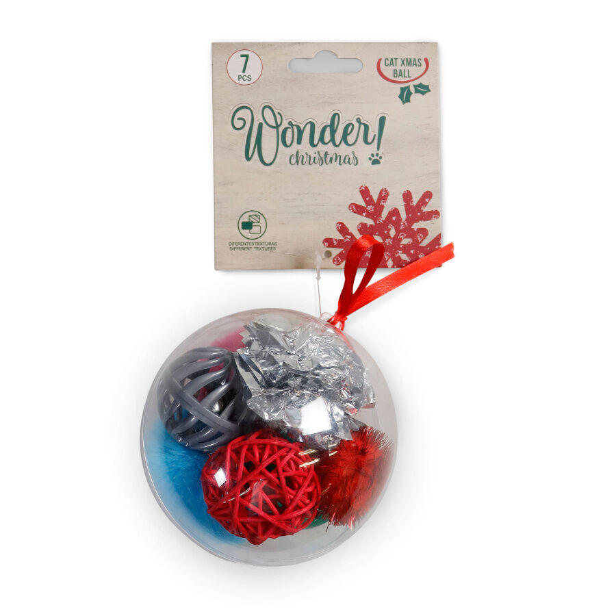 Wonder Christmas Xmas pelotas para gatos, , large Imagen numero 1