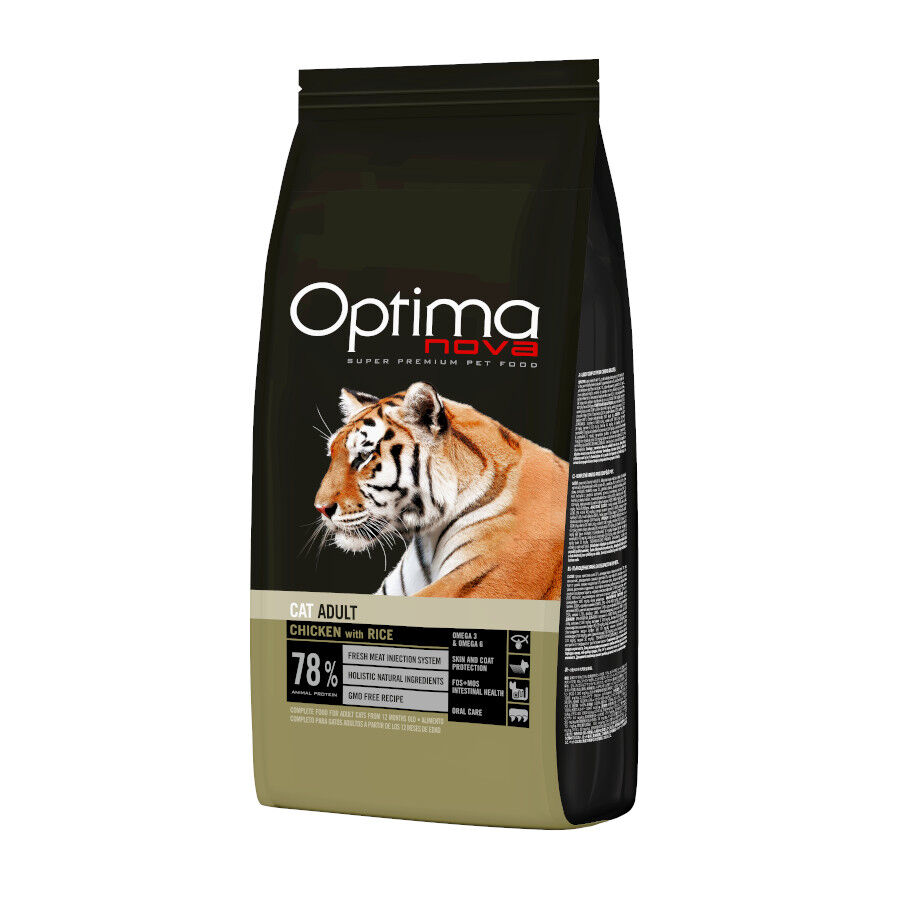 Optima Nova Adult Pollo y Arroz pienso para gatos