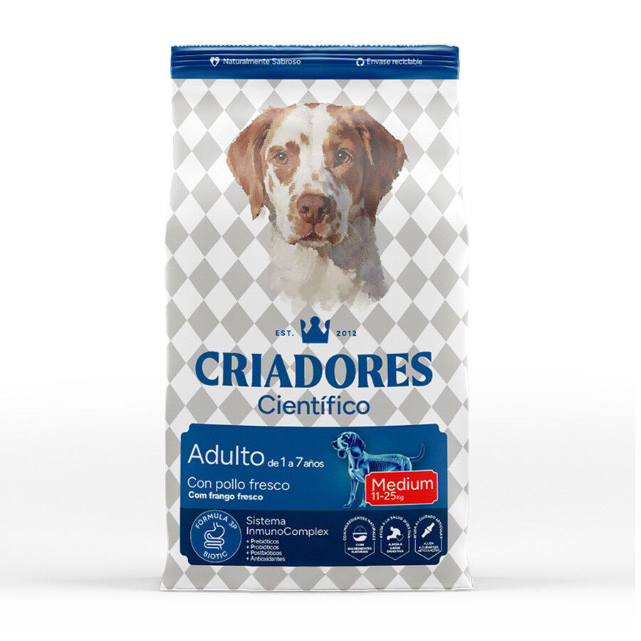 12 kg Criadores Cient&iacute;fico Adulto Medium Pienso Pollo para perros, , large Imagen numero 1