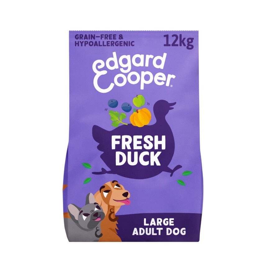 12 kg Edgard & Cooper Pienso Pato para perros adultos grandes, , large indicador imagen numero 1