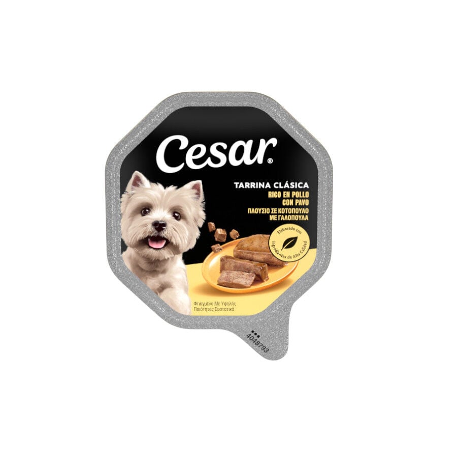 28 tarrinas x 150 g (20 + 8 tarrinas &iexcl;gratis!) Cesar Pollo e H&iacute;gado Tarrina en Pat&eacute; para Perros, , large indicador imagen numero 2