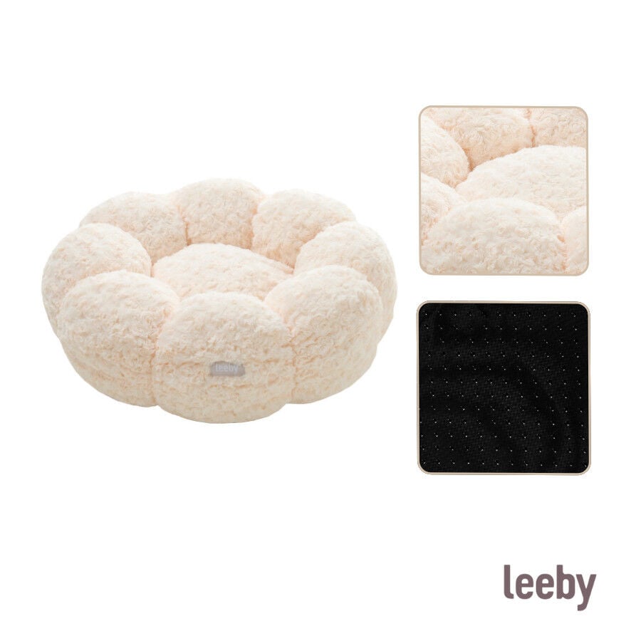 Leeby Sof&aacute; Flower Bed Swirl Beige para perros, , large indicador imagen numero 5