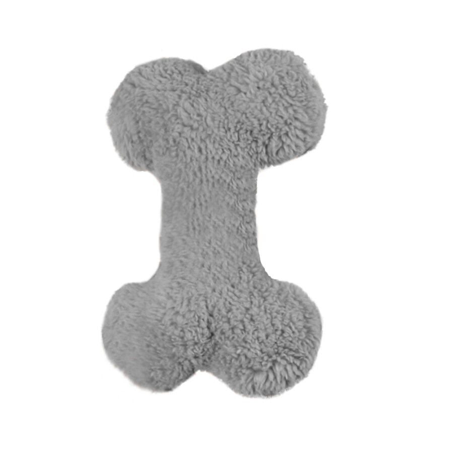 Tootoy! Hueso de Peluche con Sonido Gris para perros , , large indicador imagen numero 2