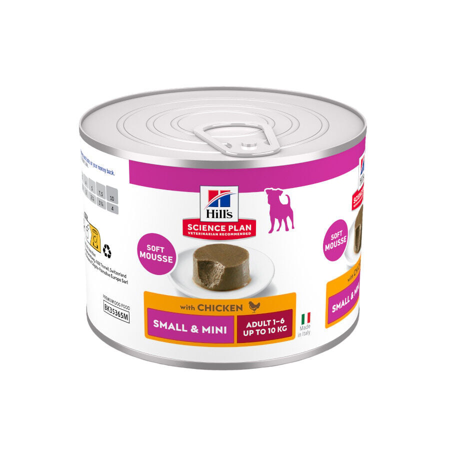 200 g Hill's Science Plan Adult Small & Mini Mousse de Pollo lata para perros, , large Imagen numero 1