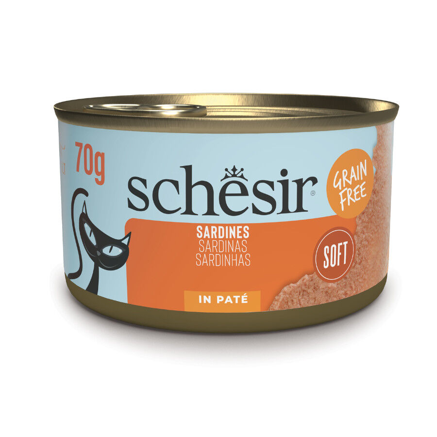 Schesir Lata Sardinas en pat&eacute; para gatos