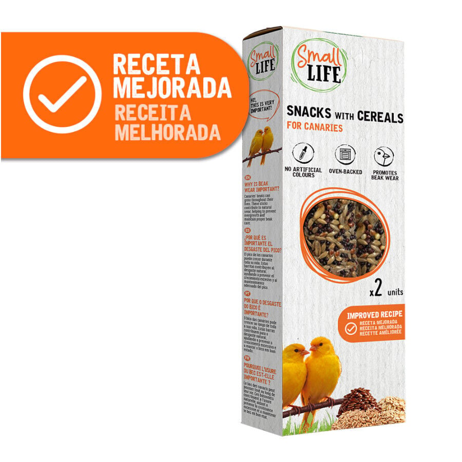 2 barritas Small Life Barritas Snack con Cereales para canarios, , large indicador imagen numero 2