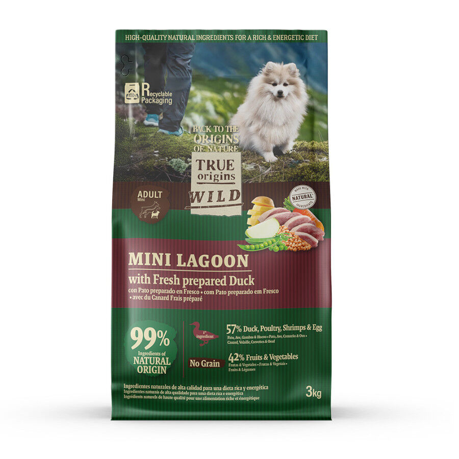 True Origins Wild Mini Lagoon Pato pienso para perros, , large indicador imagen numero 1