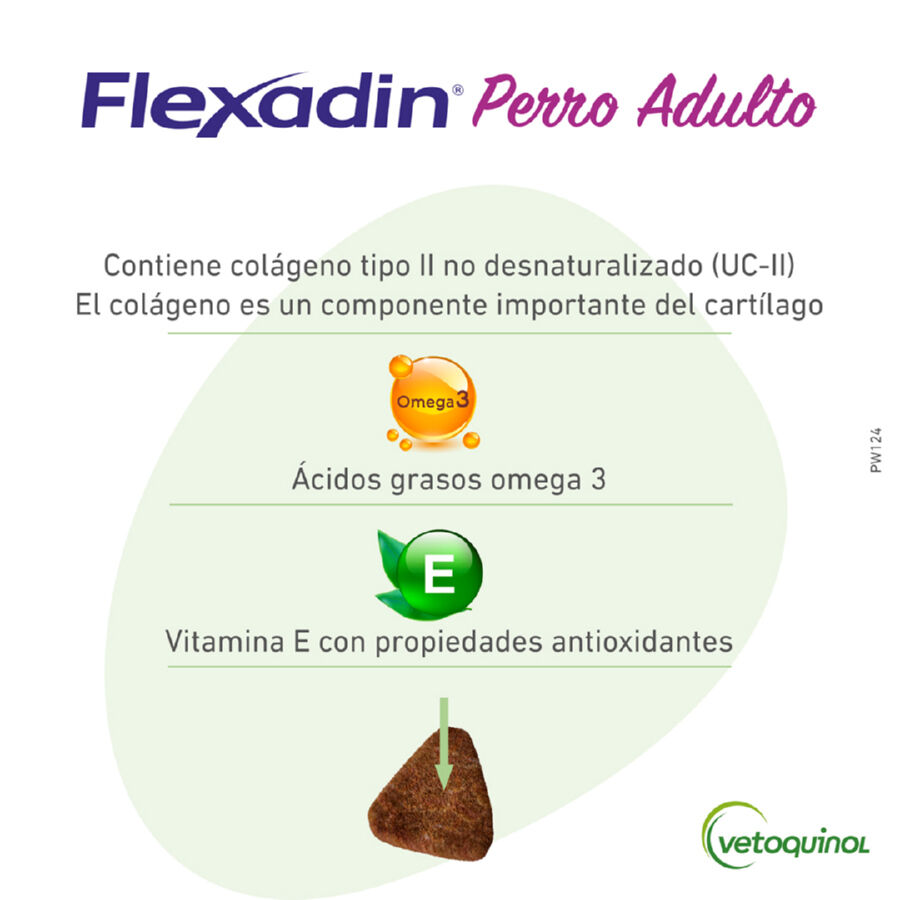 60 comprimidos Vetoquinol Flexadin Adult Condroprotector para perros, , large indicador imagen numero 4