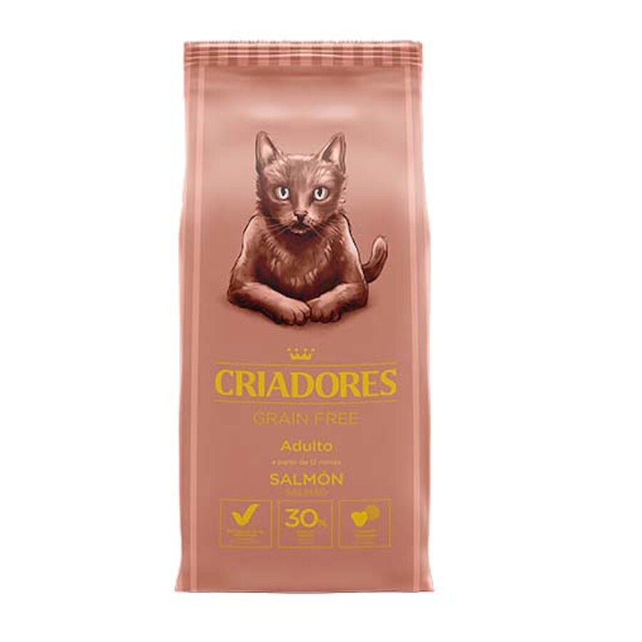 Criadores Adulto Grain Free Salm&oacute;n pienso para gatos