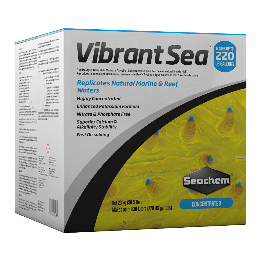 Seachem Vibrant Sea Sal Marina Sint&eacute;tica para acuarios