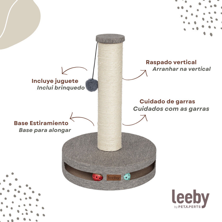 Leeby Gonzalo rascador con juguete y bola para gatos, , large Imagen numero 3